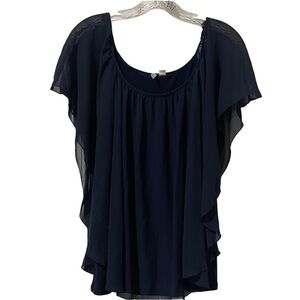 Chic Navy Women's Blouse